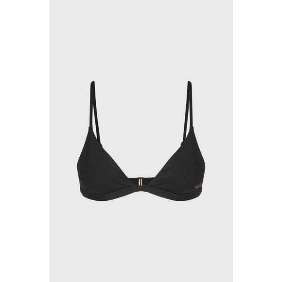 O’Neill Seaside Solid Black Triangle Bikini Swimsuit Top Size XXL - Picture 3 of 9